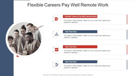 Flexible Careers Pay Well Remote Work In Powerpoint And Google Slides Cpb