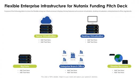 Flexible enterprise infrastructure for nutanix funding pitch deck