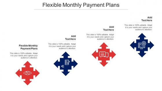 Flexible Monthly Payment Plans Ppt Powerpoint Presentation File Infographic Cpb