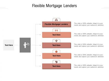 Flexible mortgage lenders ppt powerpoint presentation infographics graphics cpb