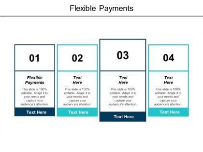 Flexible payments ppt powerpoint presentation infographic template design templates cpb