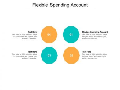 Flexible spending account ppt powerpoint presentation summary pictures cpb