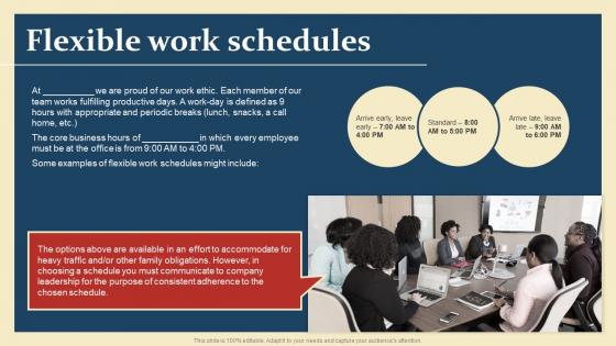 Flexible Work Schedules Introduction To Human Resource Policy