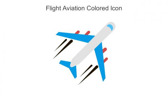 Flight Aviation Colored Icon In Powerpoint Pptx Png And Editable Eps Format