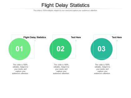 Flight delay statistics ppt powerpoint presentation summary examples cpb