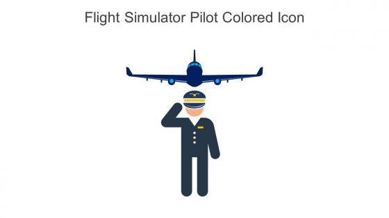 Flight Simulator Pilot Colored Icon In Powerpoint Pptx Png And Editable Eps Format