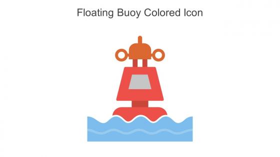Floating Buoy Colored Icon In Powerpoint Pptx Png And Editable Eps Format