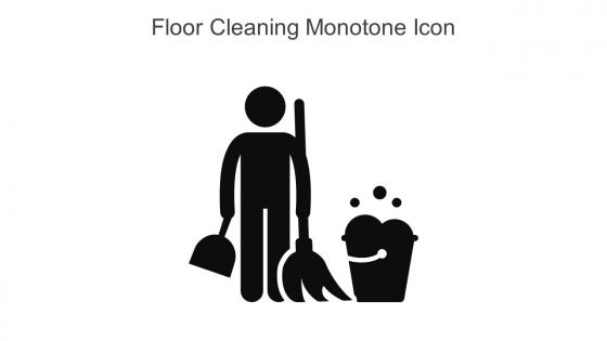 Floor Cleaning Monotone Icon In Powerpoint Pptx Png And Editable Eps Format