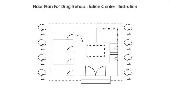Floor Plan For Drug Rehabilitation Center Illustration