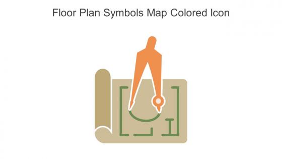 Floor Plan Symbols Map Colored Icon In Powerpoint Pptx Png And Editable Eps Format