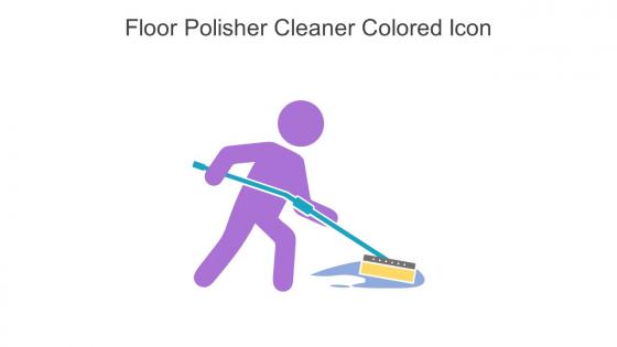 Floor Polisher Cleaner Colored Icon In Powerpoint Pptx Png And Editable Eps Format