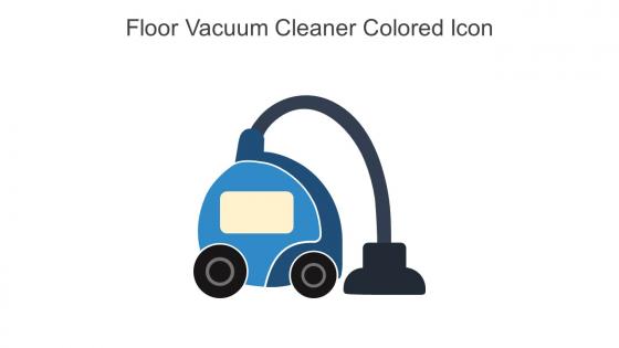 Floor Vacuum Cleaner Colored Icon In Powerpoint Pptx Png And Editable Eps Format