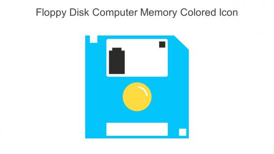 Floppy Disk Computer Memory Colored Icon In Powerpoint Pptx Png And Editable Eps Format