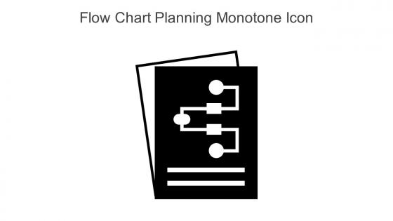 Flow Chart Planning Monotone Icon In Powerpoint Pptx Png And Editable Eps Format