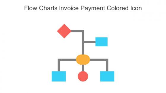 Flow Charts Invoice Payment Colored Icon In Powerpoint Pptx Png And Editable Eps Format