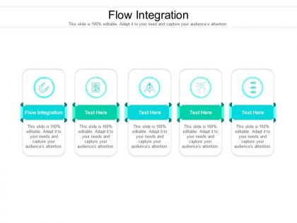 Flow integration ppt powerpoint presentation ideas objects cpb