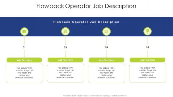 Flowback Operator Job Description In Powerpoint And Google Slides Cpp