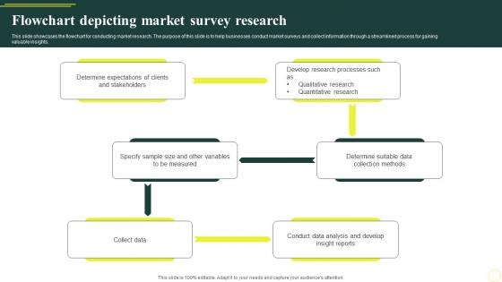 Flowchart Depicting Market Survey Research