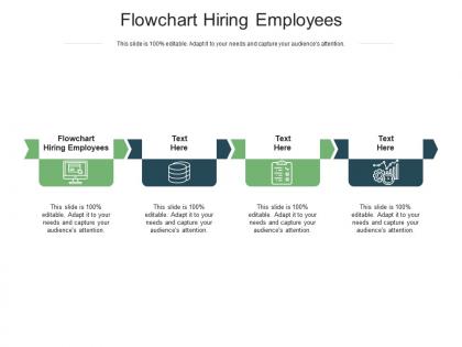 Flowchart hiring employees ppt powerpoint presentation gallery infographics cpb