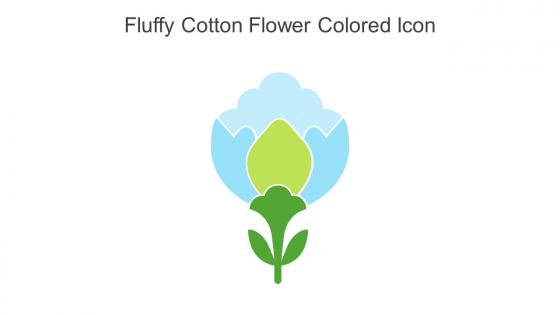 Fluffy Cotton Flower Colored Icon In Powerpoint Pptx Png And Editable Eps Format