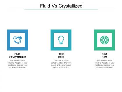 Fluid vs crystallized ppt powerpoint presentation infographics layouts cpb