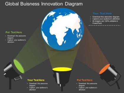 Fn global buisness innovation diagram flat powerpoint design