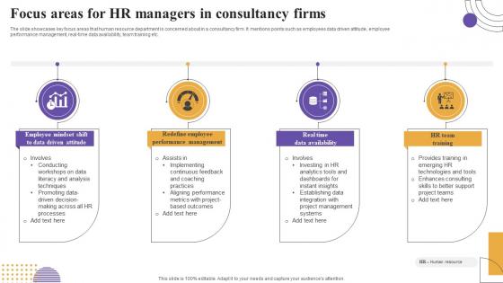 Focus Areas For HR Managers In Consultancy Firms