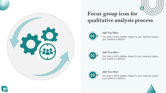 Focus Group Icon For Qualitative Analysis Process
