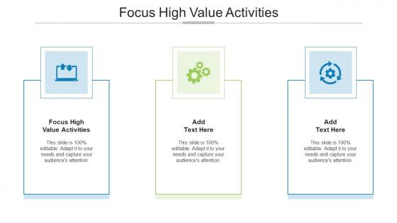 Focus High Value Activities In Powerpoint And Google Slides Cpb