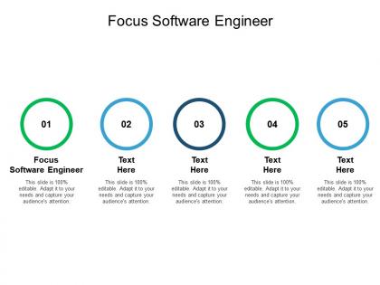 Focus of software engineer ppt powerpoint presentation summary good cpb