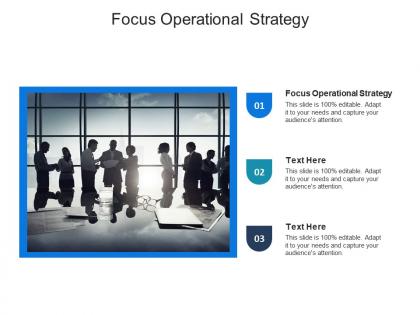 Focus operational strategy ppt powerpoint presentation outline objects cpb