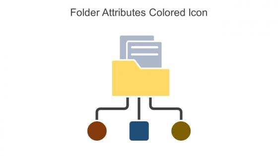 Folder Attributes Colored Icon In Powerpoint Pptx Png And Editable Eps Format