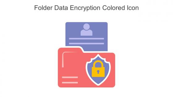 Folder Data Encryption Colored Icon In Powerpoint Pptx Png And Editable Eps Format