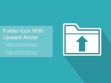 Folder icon with upward arrow