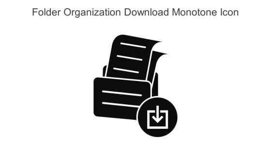 Folder Organization Download Monotone Icon In Powerpoint Pptx Png And Editable Eps Format