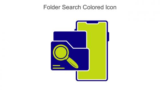 Folder Search Colored Icon In Powerpoint Pptx Png And Editable Eps Format