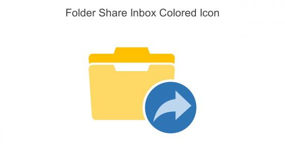 Folder Share Inbox Colored Icon In Powerpoint Pptx Png And Editable Eps Format