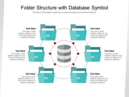 Folder structure with database symbol