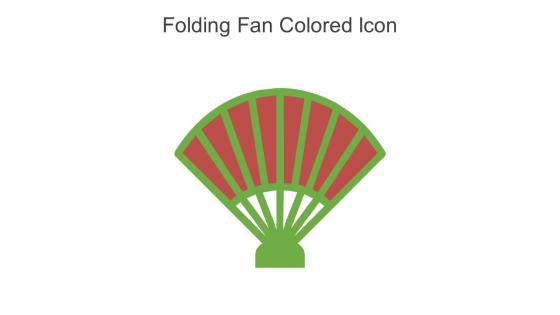 Folding Fan Colored Icon In Powerpoint Pptx Png And Editable Eps Format