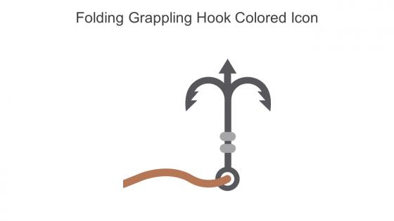 Folding Grappling Hook Colored Icon In Powerpoint Pptx Png And Editable Eps Format