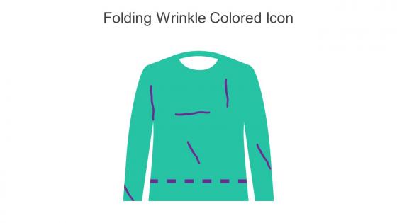 Folding Wrinkle Colored Icon In Powerpoint Pptx Png And Editable Eps Format