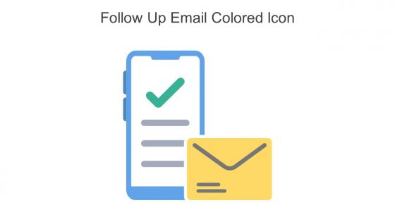 Follow Up Email Colored Icon In Powerpoint Pptx Png And Editable Eps Format
