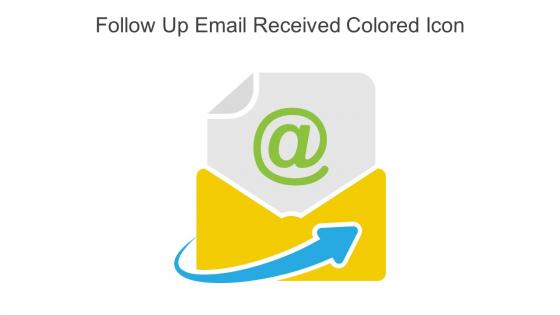 Follow Up Email Received Colored Icon In Powerpoint Pptx Png And Editable Eps Format