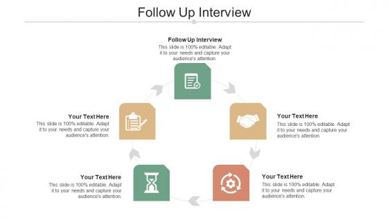 Follow Up Interview Ppt Powerpoint Presentation Pictures Ideas Cpb