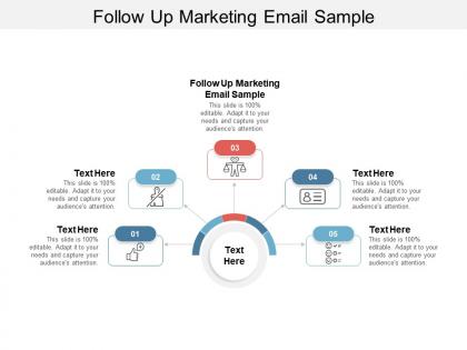 Follow up marketing email sample ppt powerpoint presentation demonstration cpb