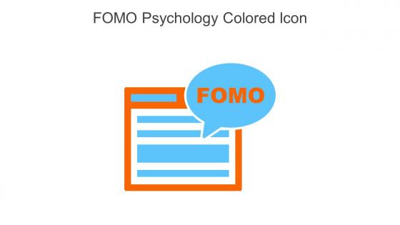 FOMO Psychology Colored Icon In Powerpoint Pptx Png And Editable Eps Format