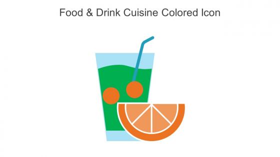 Food And Drink Cuisine Colored Icon In Powerpoint Pptx Png And Editable Eps Format