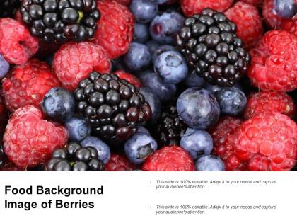Food background image of berries