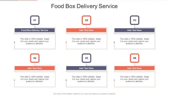 Food Box Delivery Service In Powerpoint And Google Slides Cpb
