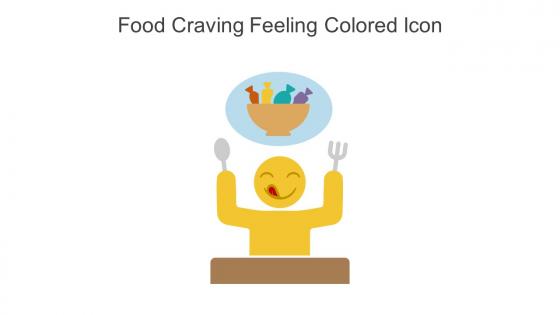 Food Craving Feeling Colored Icon In Powerpoint Pptx Png And Editable Eps Format